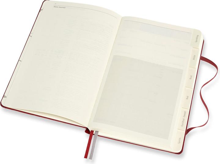 Image du produit Moleskine Passion Journal L/A5, Vin, couverture rigide, Darkred (A5, Règle spéciale, Couverture rigide)