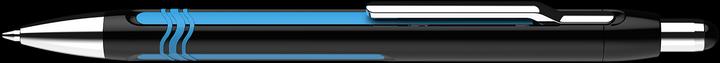 Produktbild Schneider Epsilon Clip-on-Einziehkugelschreiber Extradick (Cyan, Schwarz, 1 x)