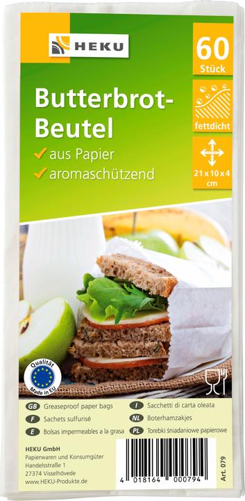 Produktbild Heku Brotbeutel (60 x)
