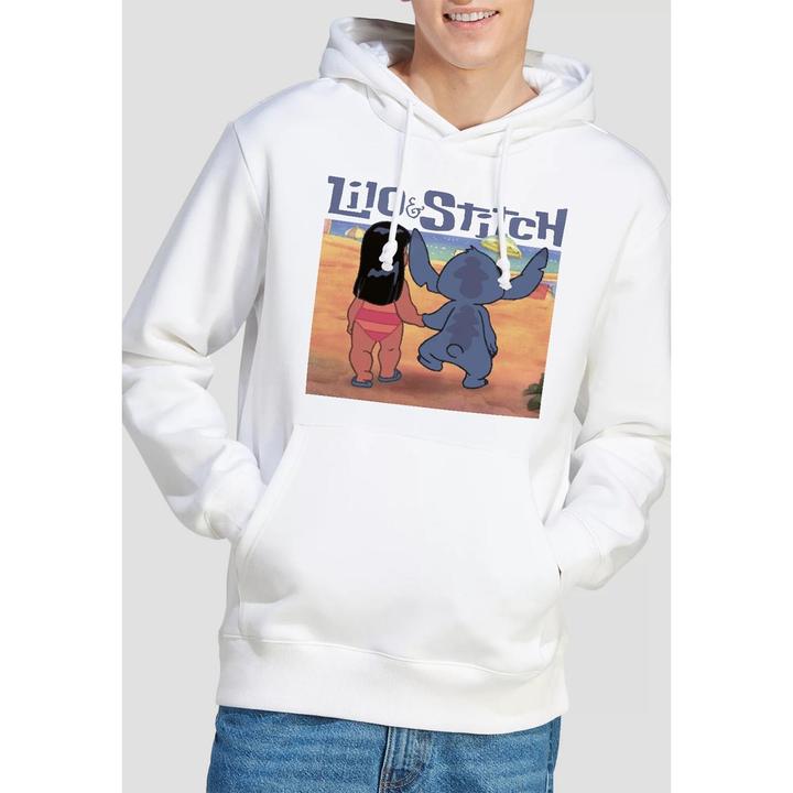 Actual product image Lilo & Stitch Mens Into The Sunset Hoodie (XXL)