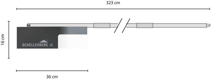 Immagine prodotto Schellenberg Azionamento porta garage DRIVE L, 600 N, 868.4 MHz