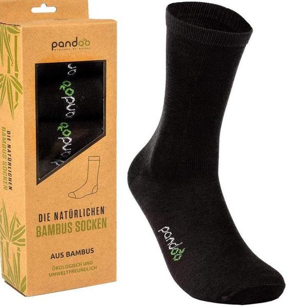 Produktbild Pandoo Bambus-Anzugsocken, 6 Stück, 35-38, schwarz (6er Pack, 35 - 38)