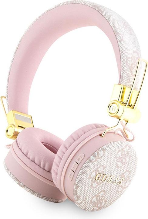 Guess Wireless Leather Headphone with Metal Logo (ANC, 0.00 h, Kabellos)