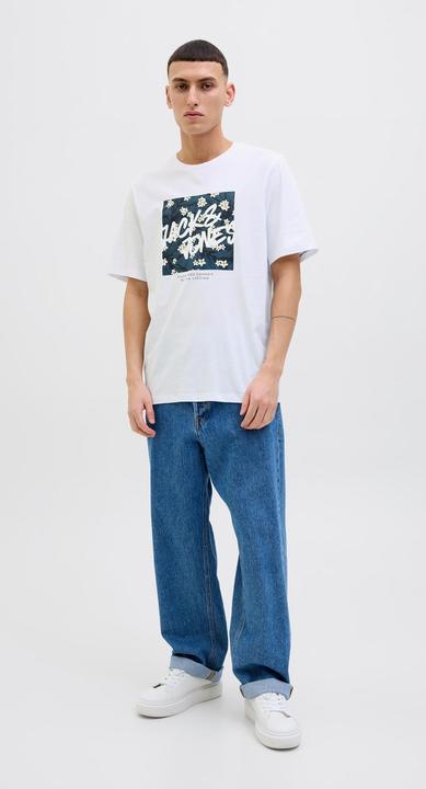 Actual product image Jack & Jones Jjhawaii Shape Tee Ss Crew Neck Ln (L)