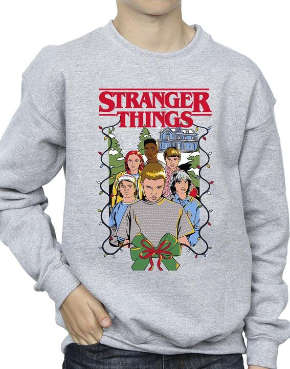 Immagine prodotto Netflix Stranger Things Christmas Poster Felpa Ragazzi (152, 158)