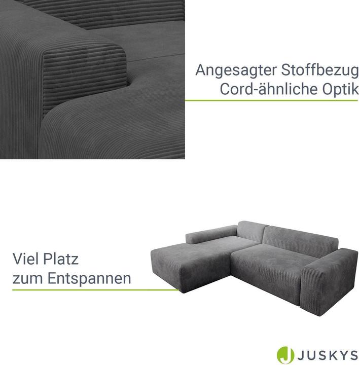 Produktbild Juskys Sofa Vals (Ecksofa)