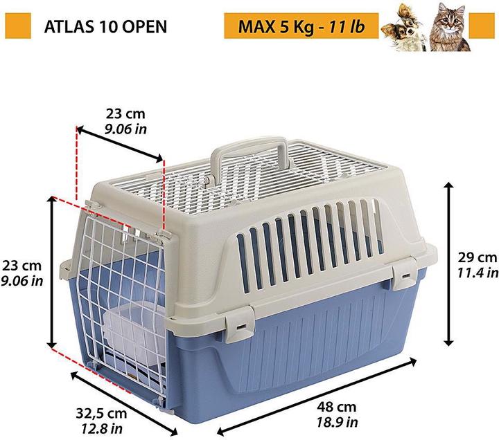 Actual product image Ferplast Atlas Open (Dog, Cat, Lockable, Breathable)