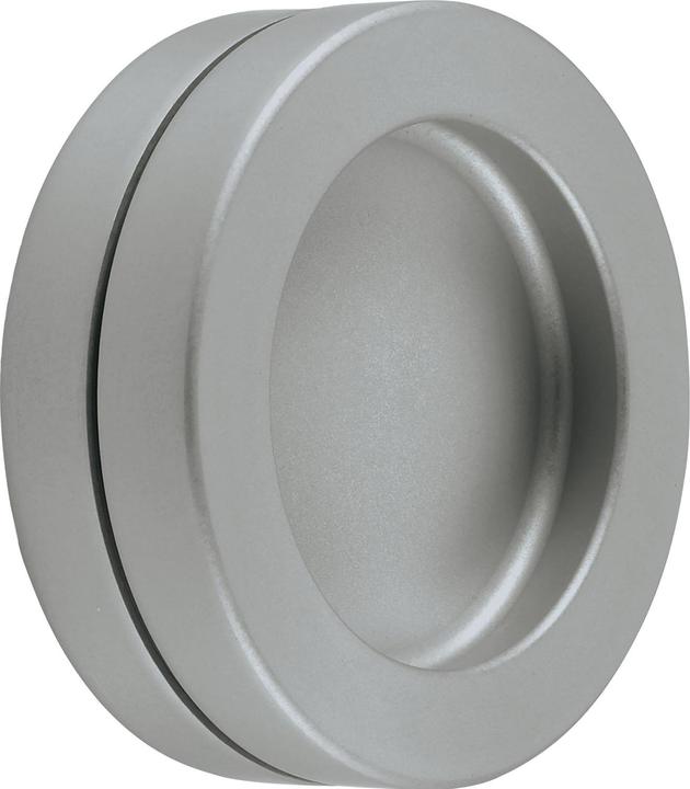 Produktbild Kws Muschelgriff 5253 Aluminium Edelstahl Effekt eloxiert Einlass-Ø 50 mm