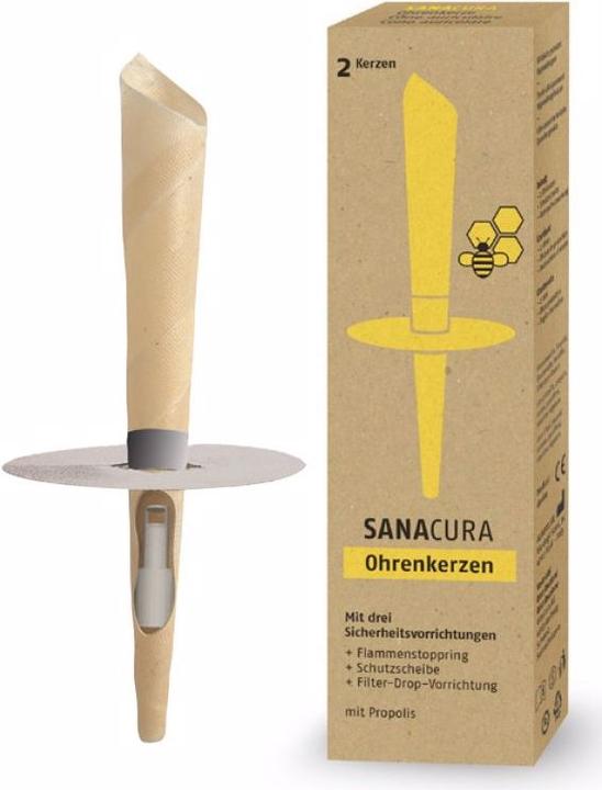 Image du produit Sanacura Bougies d'oreille avec trois dispositifs de sécurité