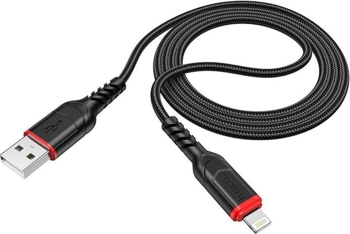 Actual product image Hoco USB-A to Lightning X59 Victory, 18W, 2A, 1m, black (1 m, USB 2.0)