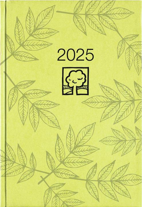 Produktbild Wochenbuch 2025 grün, 14,6x21cm, Taschenkalender mit 128 Seiten im Kartoneinband, Tages- (Deutsch)