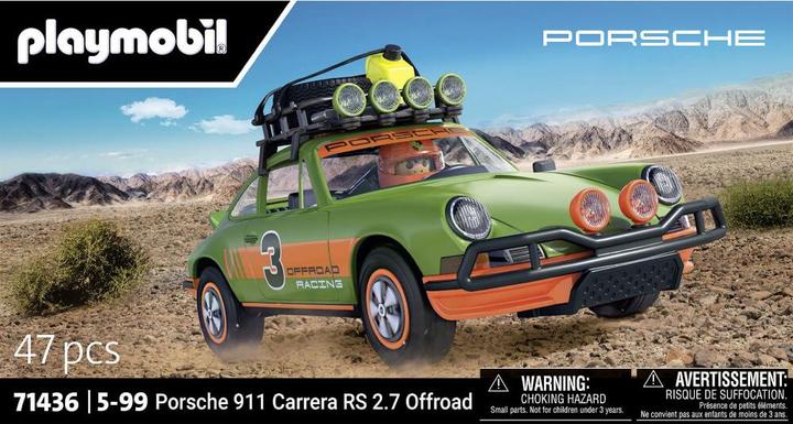 Actual product image Playmobil Porsche 911 Carrera RS 2.7 Offroad (71436, Playmobil Porsche)