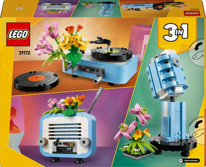 Produktbild LEGO Plattenspieler mit Blumen (31172, LEGO Creator Expert)
