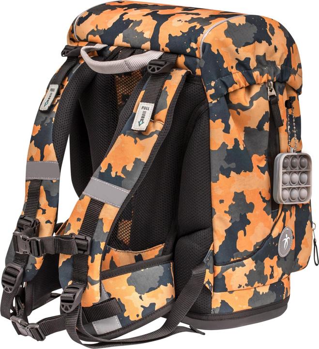Immagine prodotto Belmil Motion ergonomisches Schulranzenset 5tlg. "Orange Camouflag (19 l)