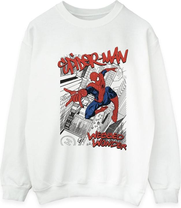 Produktbild SpiderMan Sketch City Sweatshirt (L)