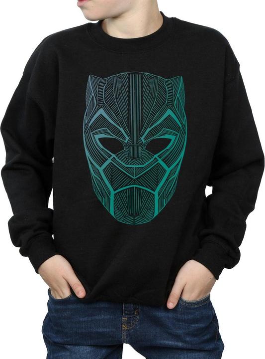 Image du produit - Sweat BLACK PANTHER TRIBAL MASK - Garçon (140, 146)