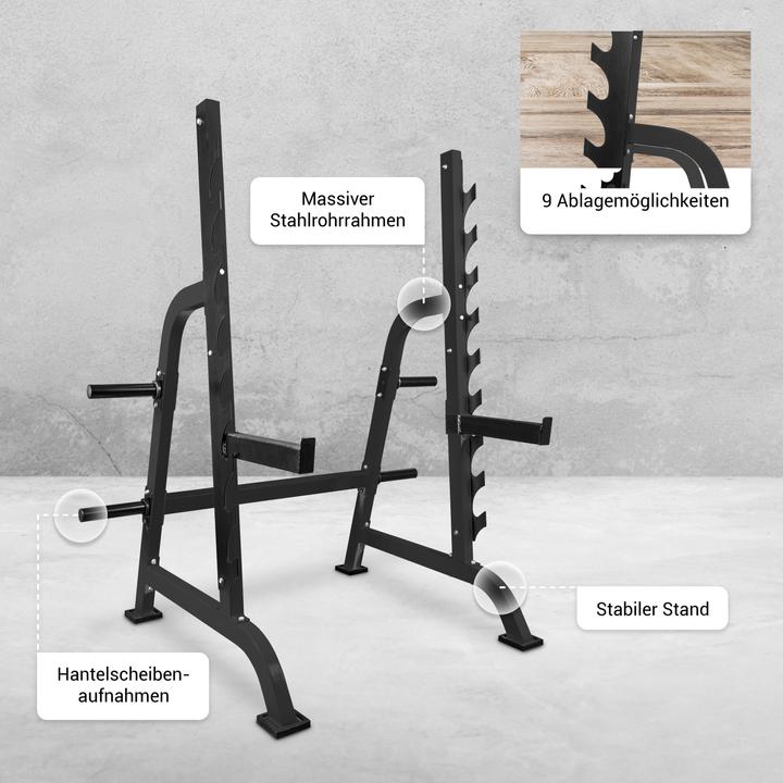 Actual product image Gorilla Sports squat rack