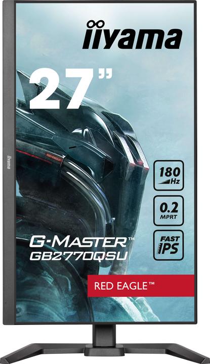 Actual product image iiyama 27IN G-MASTER RED EAGLE FAST IPS 2560X1440 180HZ AND 0.2MS MP (2560 x 1440 pixels, 27")