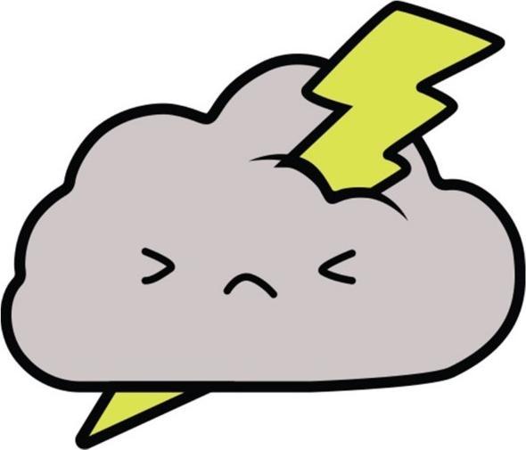 nuage en colère