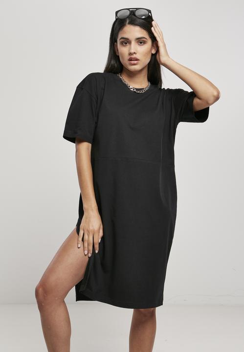 Actual product image Urban Classics Ladies Organic Oversized Slit Tee Dress (XXL)