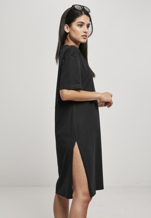 Actual product image Urban Classics Ladies Organic Oversized Slit Tee Dress (XXL)