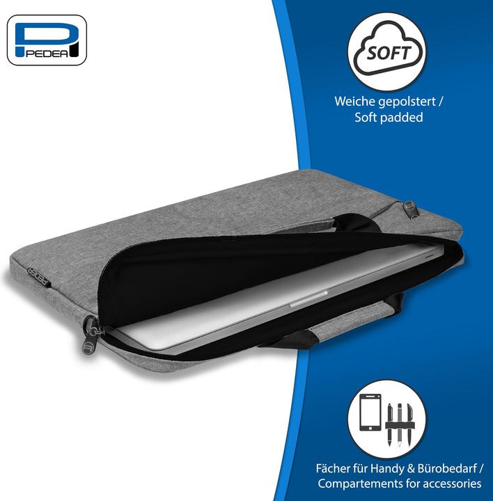 Produktbild Pedea Laptoptasche 17,3 Zoll (43,9cm) FASHION Notebook Umhängetasche mit Schultergurt (17.30", HP, Universal, ASUS, Acer)