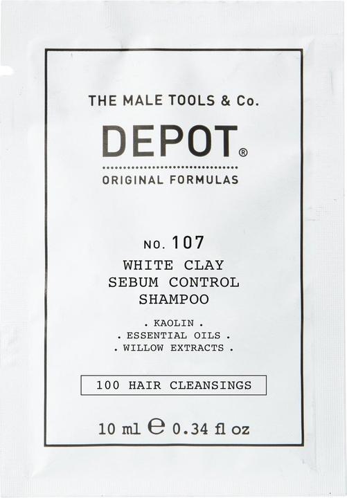 Raywell Nr. 107 Whiteclay Sebumcontrol 10ml Shampoo für fettiges Haar (10 ml, Flüssiges Shampoo)