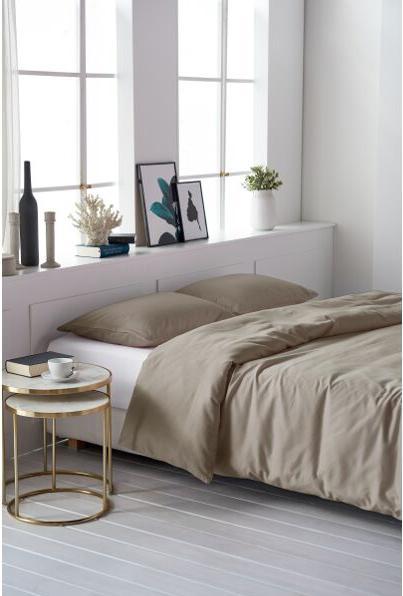 Actual product image Living Home Uni Satin 100 (Pillowcase, 40 x 40 cm)