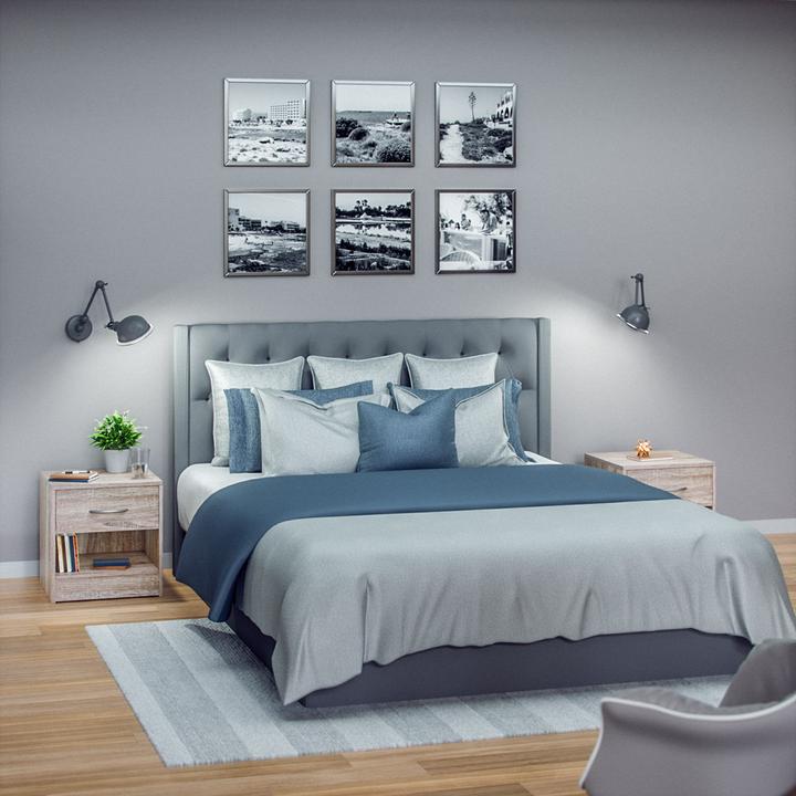 Actual product image Casaria Nachttisch (41 x 39 x 28 cm)
