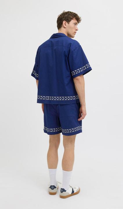 Actual product image Jack & Jones Jordia Emb Crinkle Resort Shirt Ss (XL)
