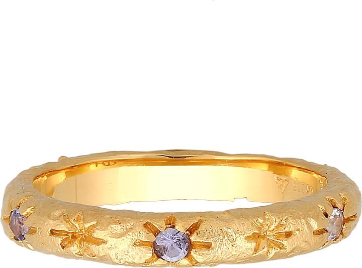 Produktbild Haze & Glory Ring Bandring Stern Tansanite - Starlover 925 Silber (54, 925 Silber)