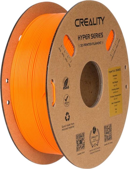 Actual product image Creality Hyper PLA - 1,75mm - 1kg (PLA, 1.75 mm, 1000 g, Orange)