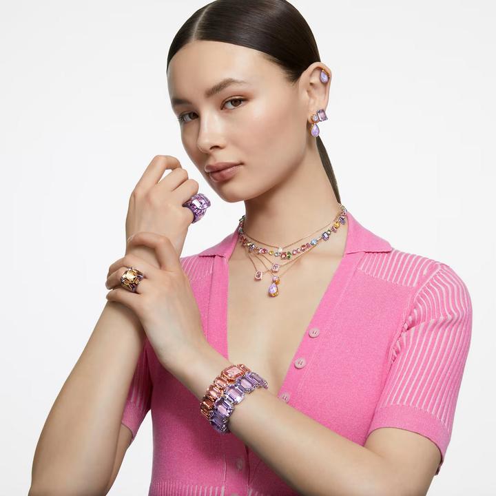 Actual product image Swarovski Millenia Necklace Violet Rosé (Swarovski Metal, 41 cm)