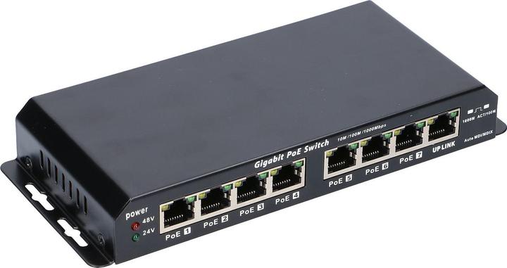 Actual product image Extralink EX.1025 network switch Unmanaged L2 Gigabit Ethernet (10/100/1000) Power over Ethernet (8 Ports)