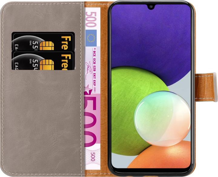 Produktbild Cadorabo Luxury Book Hülle (Samsung Galaxy M22, Samsung Galaxy A22, Samsung Galaxy A32)