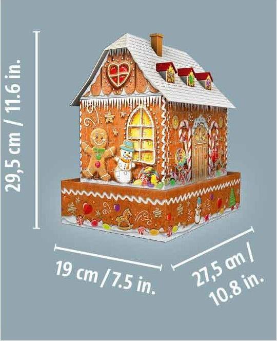 Image du produit Ravensburger Maison en pain d'épices la nuit (216 pièces)