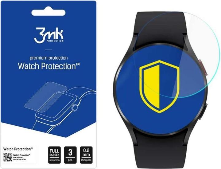 Actual product image 3MK hybrid glass Watch Protection FG for Samsung Galaxy Watch 4 44mm