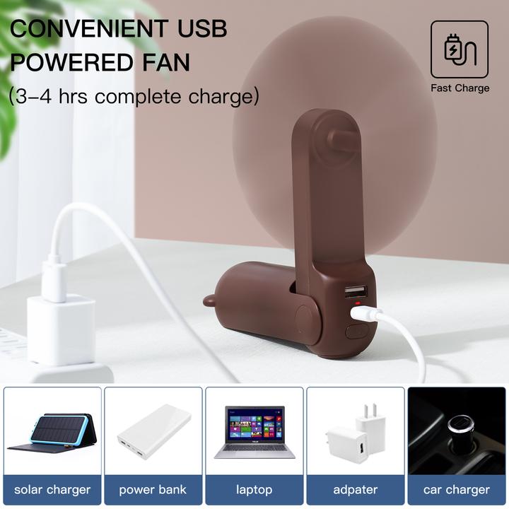 Productafbeelding Jisulife Handventilator Life8 Plus bruin