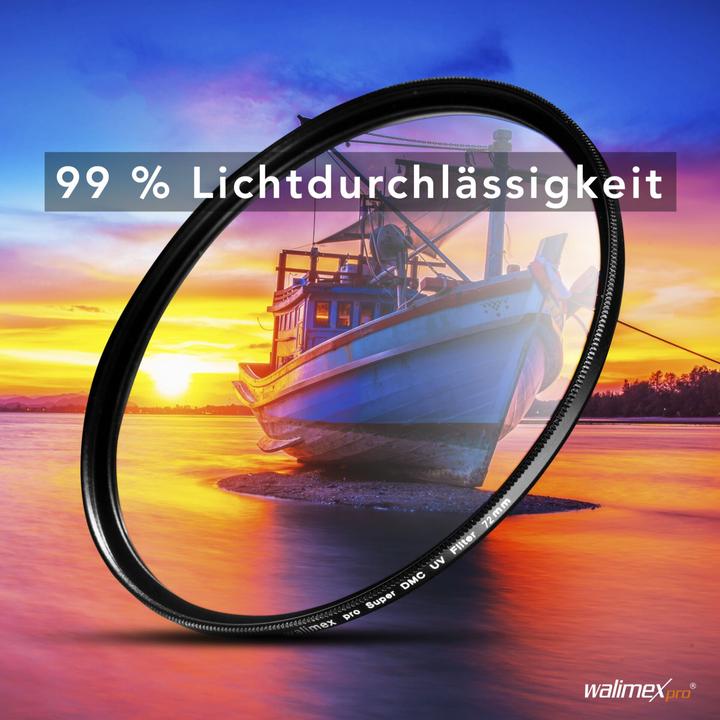 Actual product image Walimex pro per UV filter Slim Super DMC 72mm (72 mm, UV filter, 72 mm)