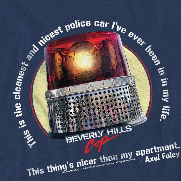 Produktbild Beverly Hills Cop Nicest Police Car TShirt (XXL)