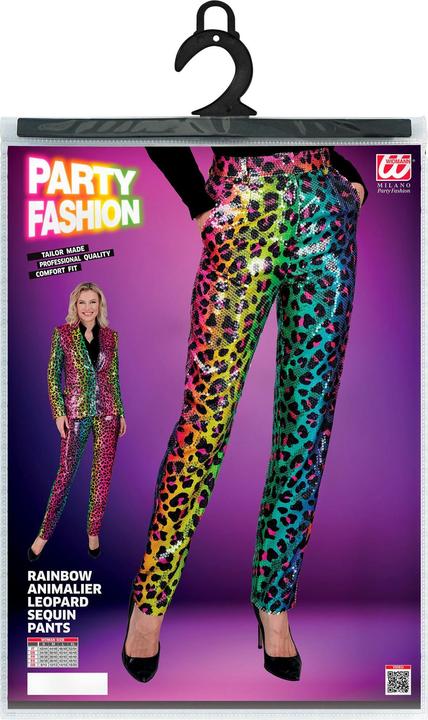 Produktbild Widmann Pailletten Hose im Leopardlook Rainbow (M)