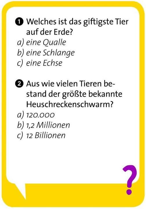 Produktbild MOS50192 - Pocket Quiz junior - Unglaublich, aber wahr, Kartenspiel, 1+ Spieler (DE-Ausgabe) (Deutsch)