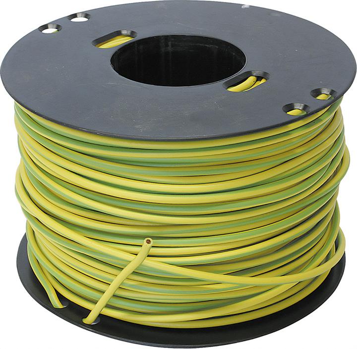 Actual product image Steffen T-strand 2.5mm² green/yellow coil 300m (300 m)