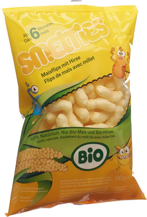 Actual product image Smelties Bio-Maisflips mit Hirse (50 g)
