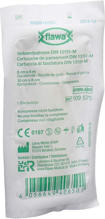 Immagine prodotto Flawa Verbandpatrone 8x10cm+8cmx4m steril