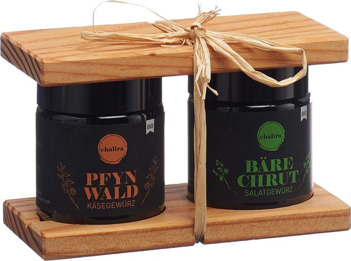 Produktbild Aromalife Geschenkset Chalira Gewürze Suisse (Bärechrut und Pfynwald) (332 g)