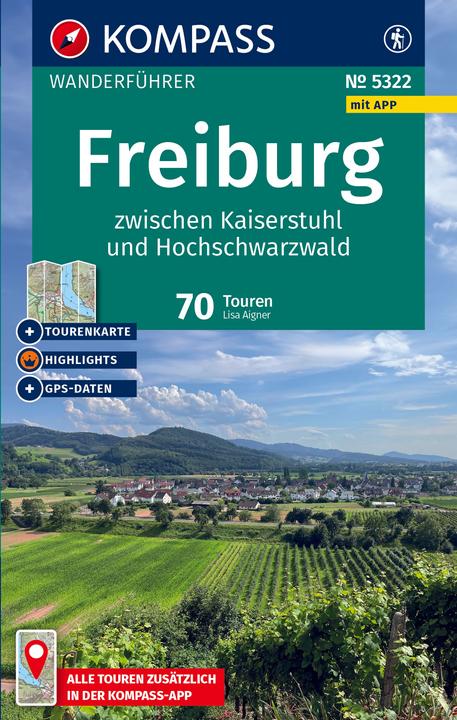 Image du produit Wanderführer Freiburg zwischen Kaiserstuhl und Hochschwarzwald, 70 Touren mit
