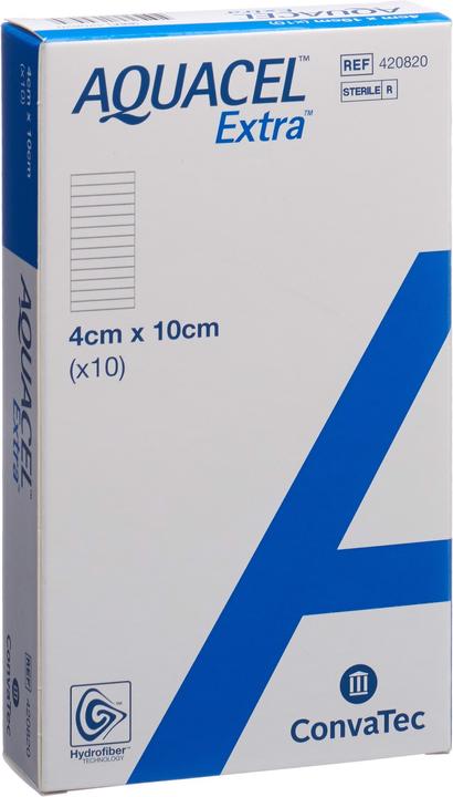 Produktbild Aquacel Ag Hydrofiber Verband 4x10cm