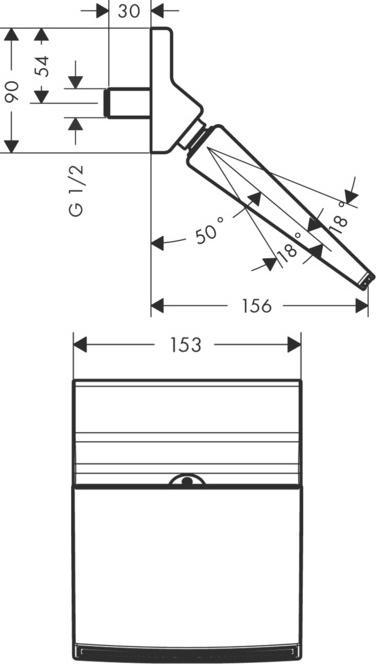Image du produit hansgrohe Pomme RAINDANCE RAINFALL 150 1jet STREA DN 15 chrome (1 Types de jets, 18 l/min)