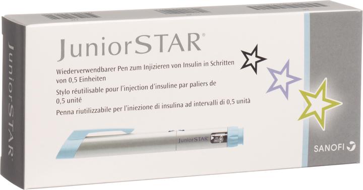 Produktbild JuniorStar Lantus/Apidra/Insuman Insulinpen silber (Insulinspritze)